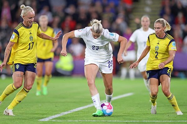 Alessia Russo England back heel goal v Swede Women's EURO 2022