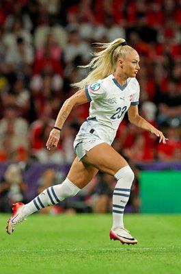 Alisha Lehmann Switzerland v Spain Quarter-Final Women's EURO 2025