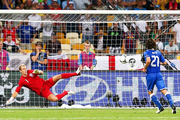 Andrea Pirlo Italy penalty chip EURO 2012