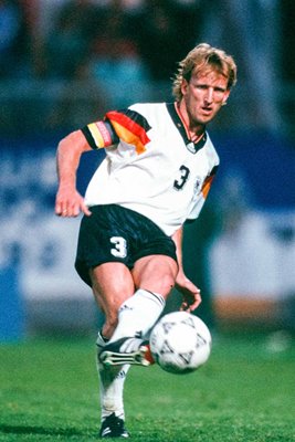 Andreas Brehme Germany v Russia Euro Sweden 1992