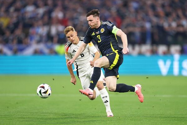 Andrew Robertson Scotland v Germany Group A Munich EURO 2024