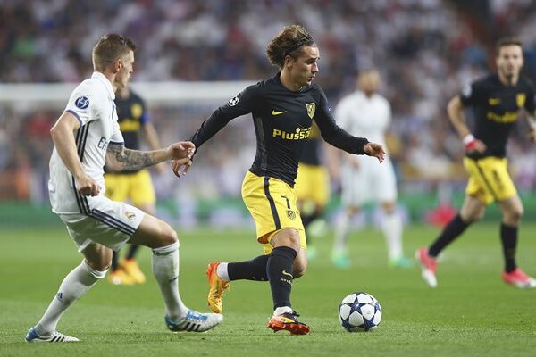 Antoine Griezmann Atletico Madrid v Real Champions League 2017