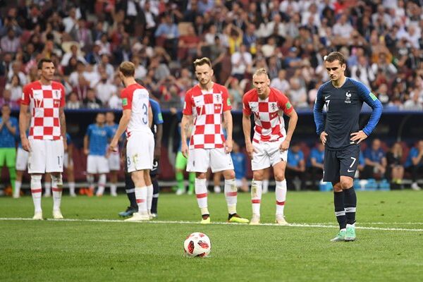 Antoine Griezmann France penalty v Croatia World Cup Final 2018