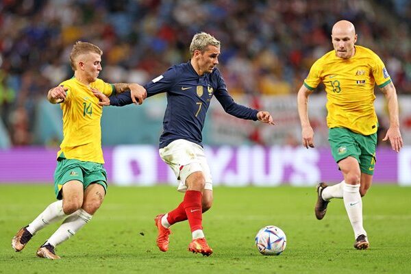 Antoine Griezmann France v Australia Group D World Cup Qatar 2022