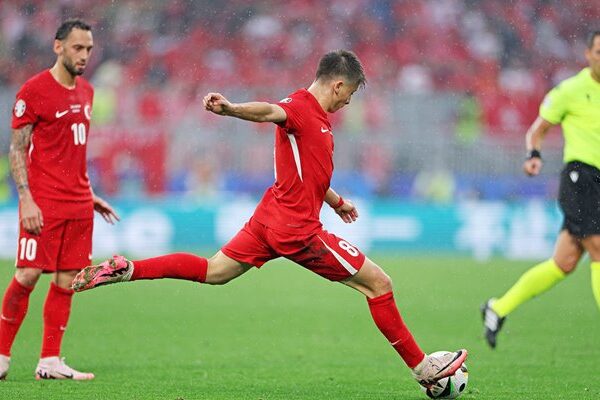 Arda Guler Turkey scores v Georgia Group F Dortmund EURO 2024