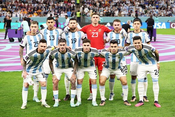 Argentina team v Netherlands Quarter Final World Cup Qatar 2022