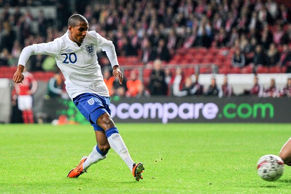 Ashley Young scores v Denmark 20