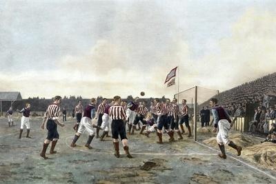 Aston Villa vs Sunderland, 1893 — Vintage Match Poster