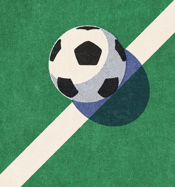 Soccer Ball Pop Art — Poster