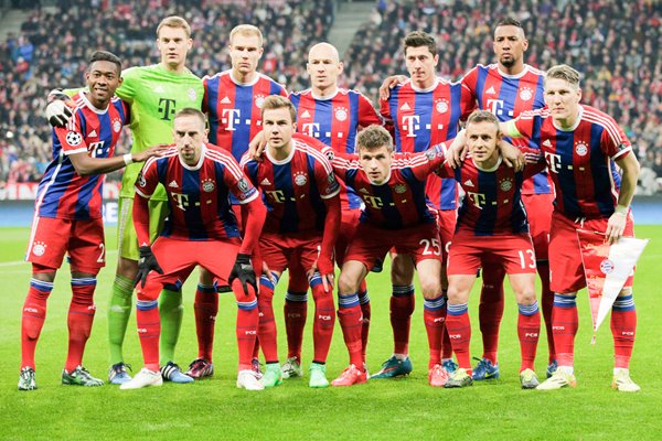 Bayern Munich line up 2015