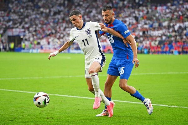 Ben Foden England v Slovakia Last 16 Gelsenkirchen EURO 2024