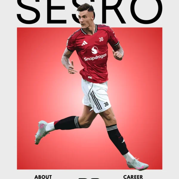 Benjamin Šeško Manchester United Poster – Football Wall Art