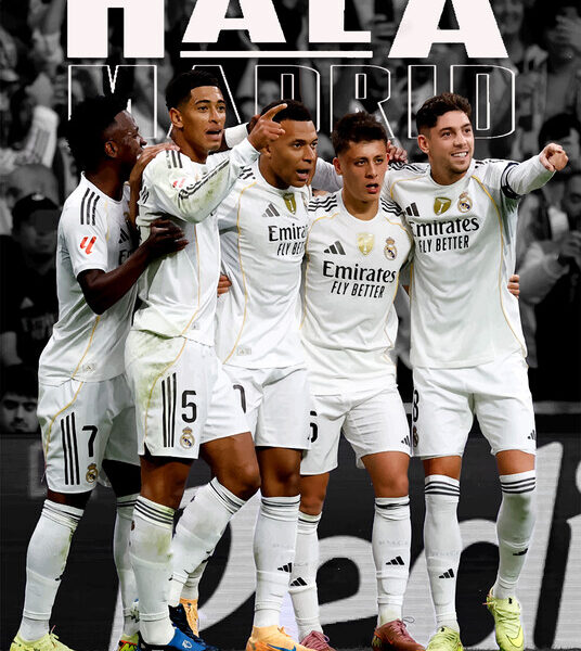 Hala Madrid — Real Madrid Stars Celebration Poster