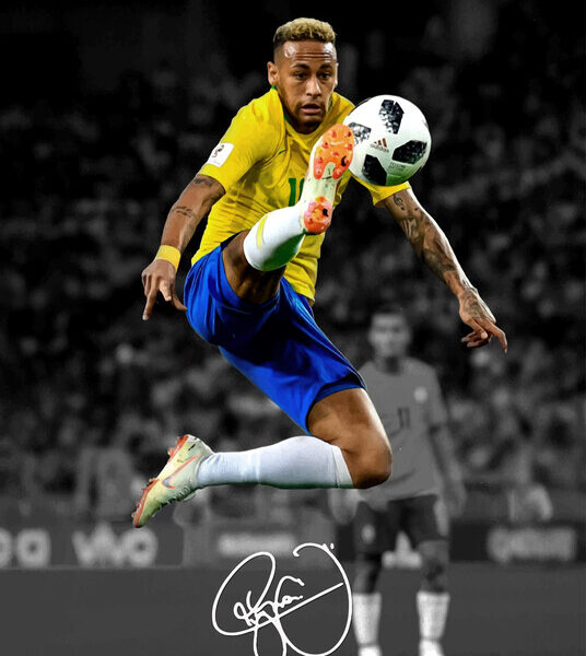 Neymar — Brazil World Cup Action Poster