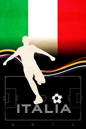 Italy 2014 World Cup Poster