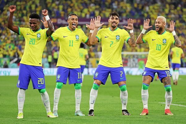 Brazil Dance Celebration v South Korea World Cup Qatar 2022
