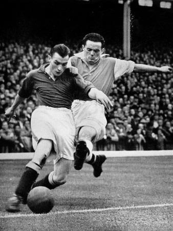 Arsenal vs Everton, 1938 — Vintage Match Poster