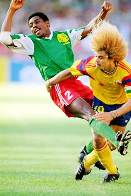 Carlos Valderrama of Colombia
