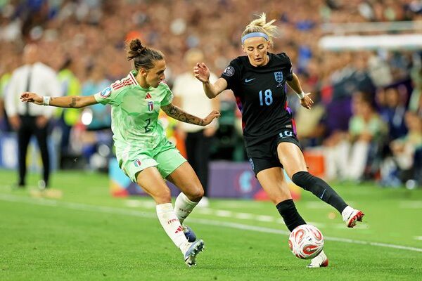 Chloe Kelly England v Elisabetta Oliviero Italy Semi-Final Women's EURO 2025