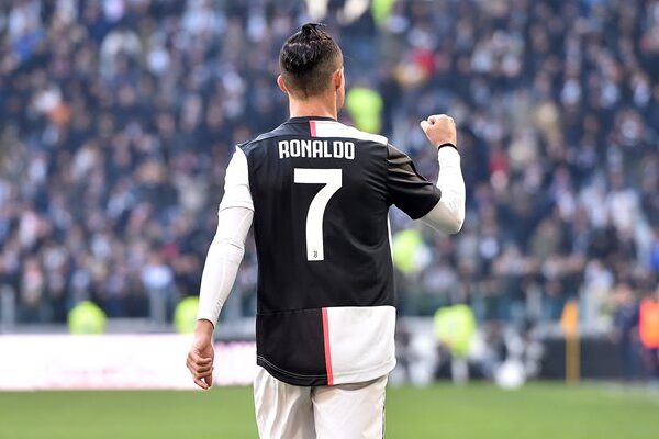 Cristiano Ronaldo Juventus v AFC Fiorentina Serie A 2020
