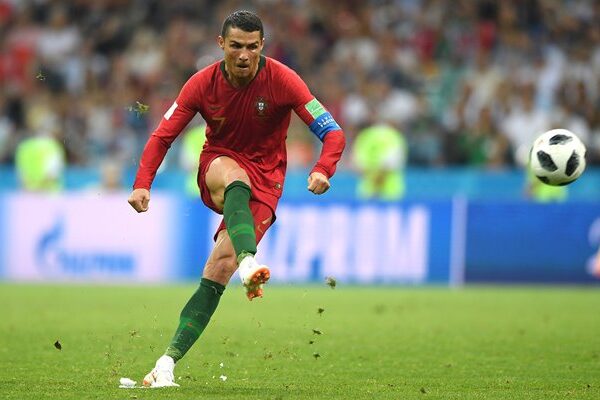 Cristiano Ronaldo Portugal free kick v Spain World Cup 20181