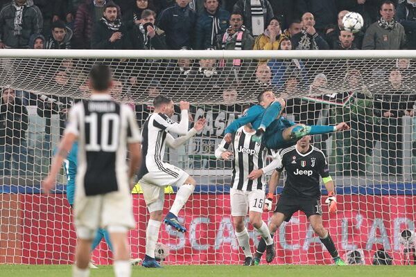 Cristiano Ronaldo Real Madrid Overhead Kick Champions League 2018