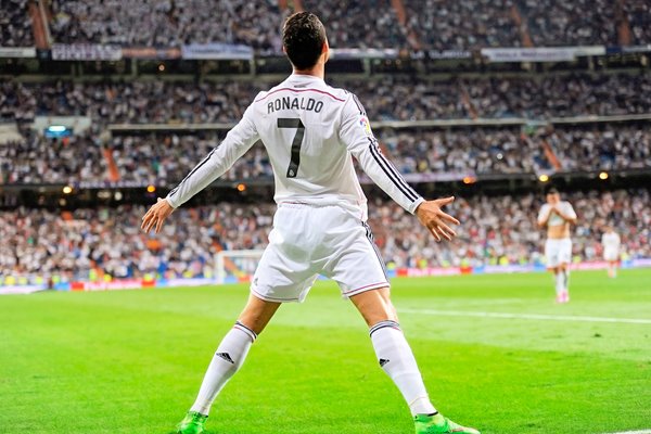 Cristiano Ronaldo Real Madrid celebration