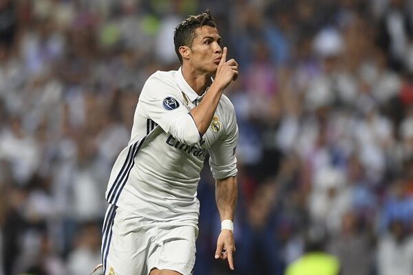 Cristiano Ronaldo Real Madrid v Bayern Champions League 2017