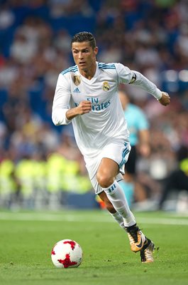 Cristiano Ronaldo Real Madrid v Fiorentina 2017