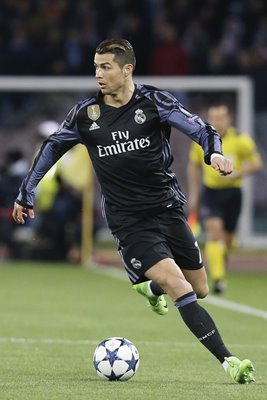 Cristiano Ronaldo Real Madrid v Napoli 2017