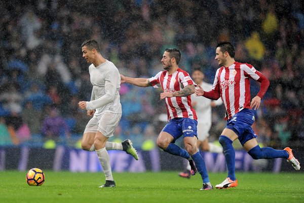 Cristiano Ronaldo Real Madrid v Sporting de Gijon