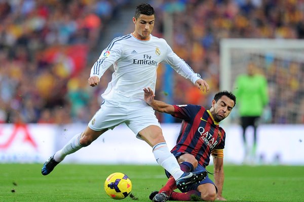 Cristiano Ronaldo Real Madrid v Xavi Barcelona