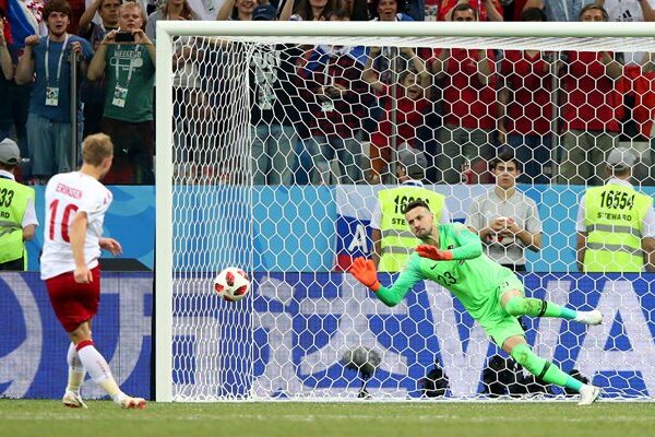 Danijel Subasic Croatia v Denmark Last 16 World Cup 2018