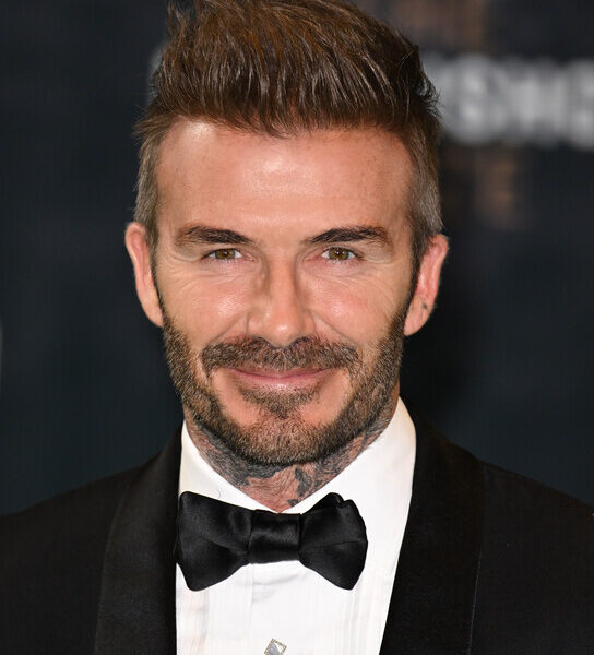 David Beckham — Red Carpet Portrait Poster