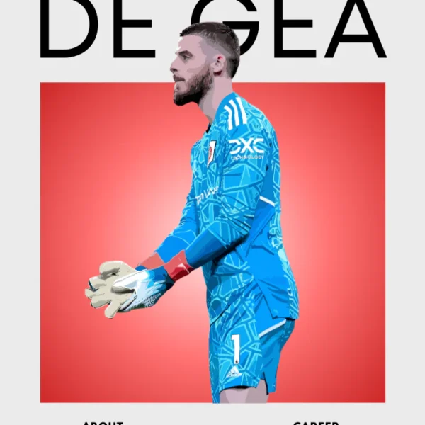 David De Gea Poster - Legendary Manchester United Goalkeeper Print