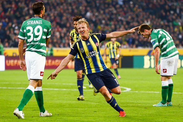Dirk Kuyt celebration Fenerbahce