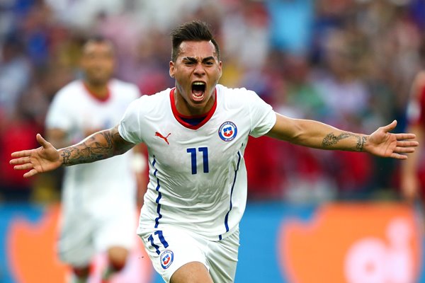 Eduardo Vargas Spain v Chile World Cup 2014