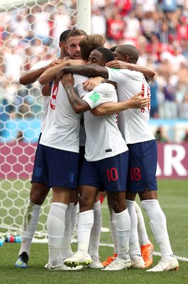 England celebrate v Panama Group G World Cup 2018