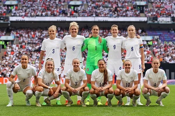 England team v Germany Women's EURO Final Wembley 2022