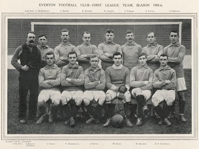 Everton FC — 1905-06 First Team Poster