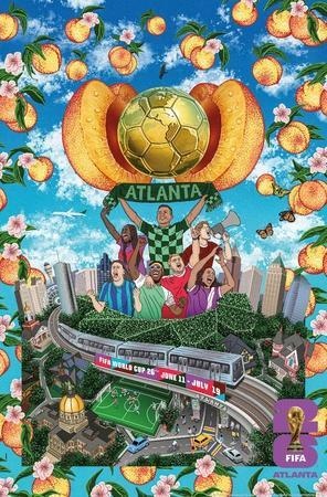 FIFA World Cup 2026 — Atlanta Host City Poster