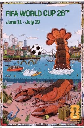 FIFA World Cup 2026 — Boston Host City Poster