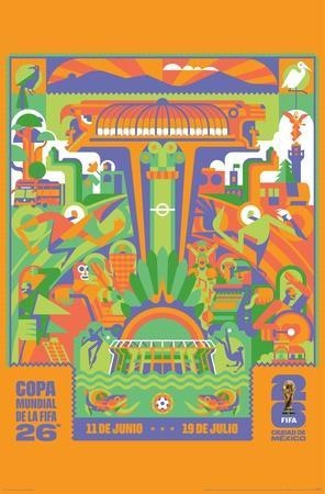 FIFA World Cup 2026 — Mexico City Host City Poster