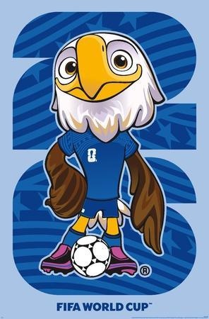 FIFA World Cup 2026 — Clutch Mascot Poster