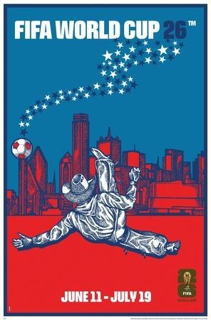 FIFA World Cup 2026 — Dallas Host City Poster