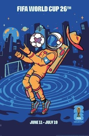 FIFA World Cup 2026 — Houston Host City Poster