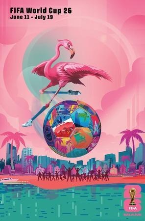 FIFA World Cup 2026 — Miami Host City Poster