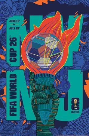 FIFA World Cup 2026 — New York/New Jersey Host City Poster