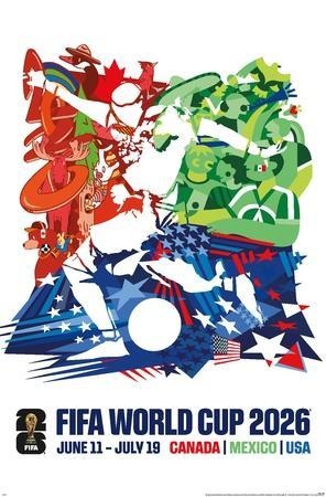 FIFA World Cup 2026 — Host Nations Poster