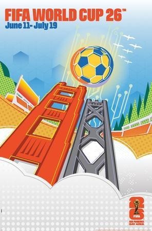 FIFA World Cup 2026 — San Francisco Bay Area Host City Poster